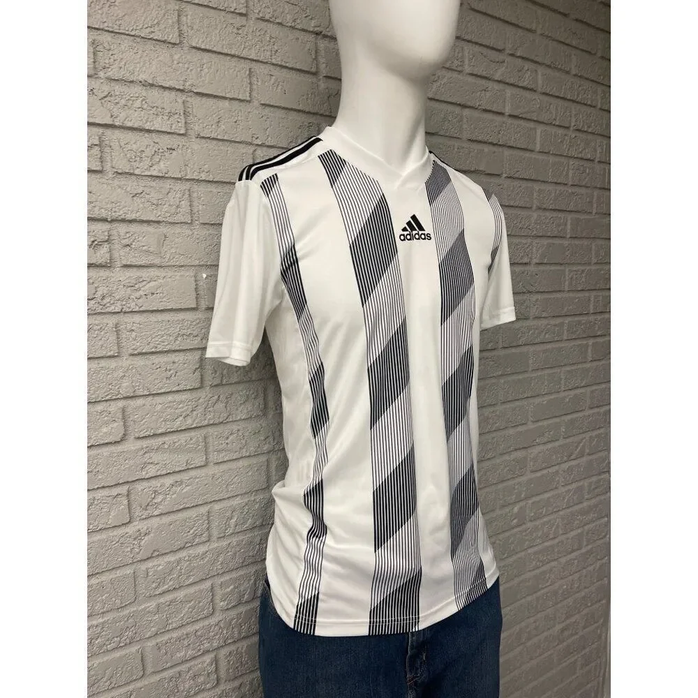 Adidas Men Black / White Soccer Jersey Size S